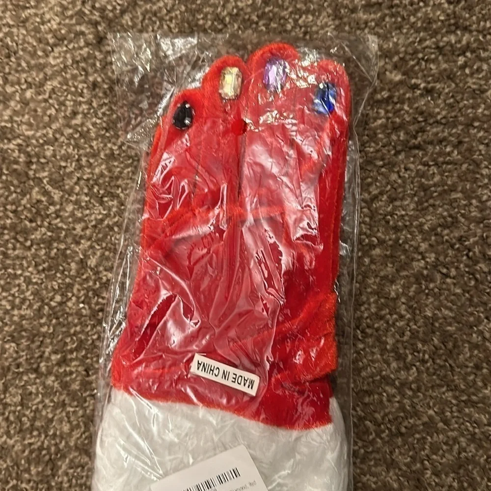 NWT 1 Pair Gloves Christmas Warm Mittens Christmas Women Mitts Christmas mitts